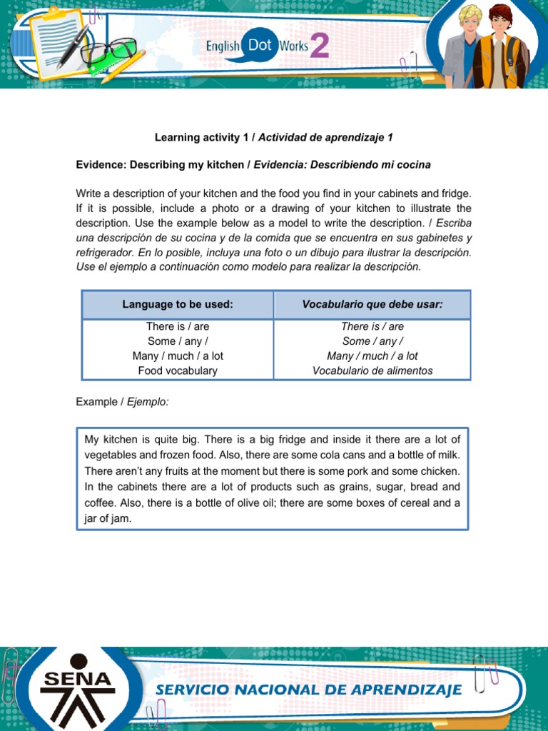 Evidence Describing My Kitchen | PDF | Kitchen | Fruit