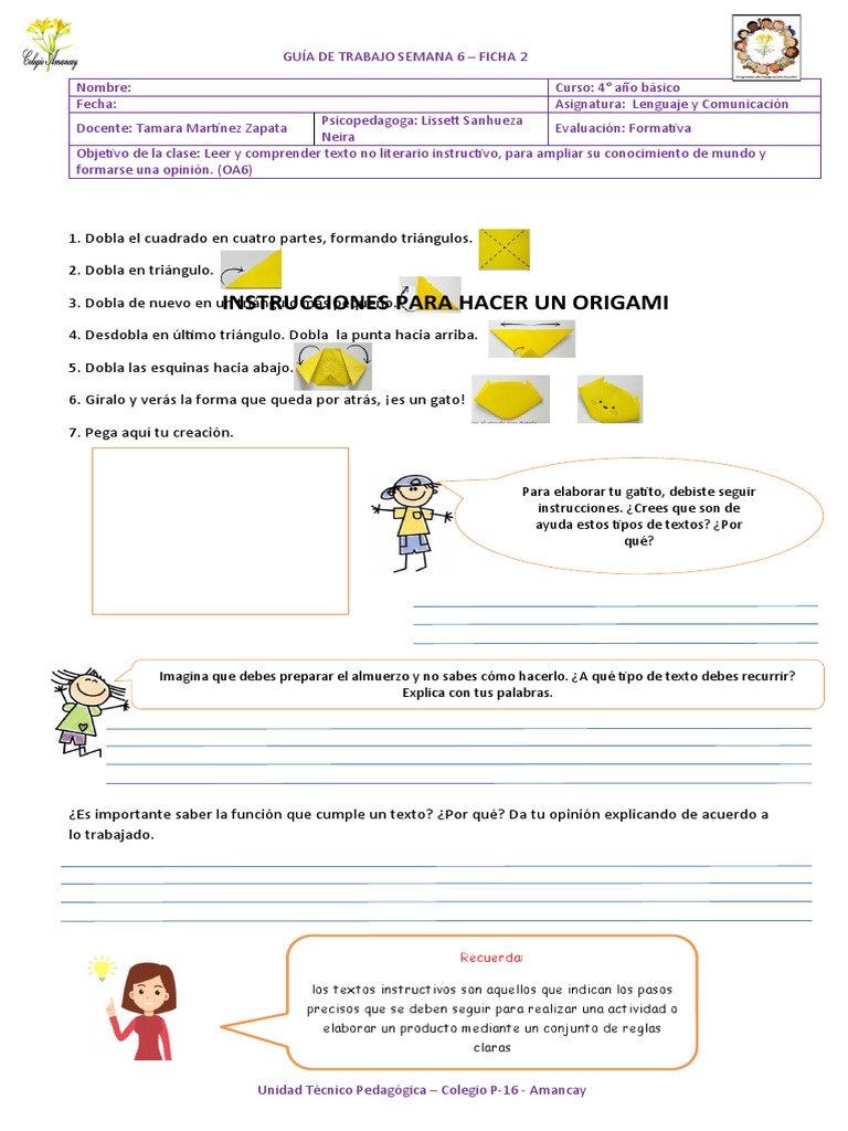 Semana 6 - Guía 2 | PDF | Crecimiento personal y profesional | Artes ...
