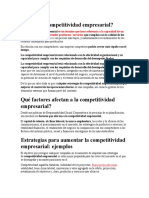 Qué es la competitividad empresarial