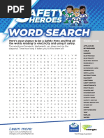 Safety Heroes Word Search