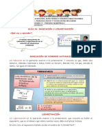 GUIA 26. RADICACIÓN Y LOGARITMACIÓN