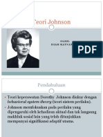 Falsafah Keperawatan - Teori Johnson