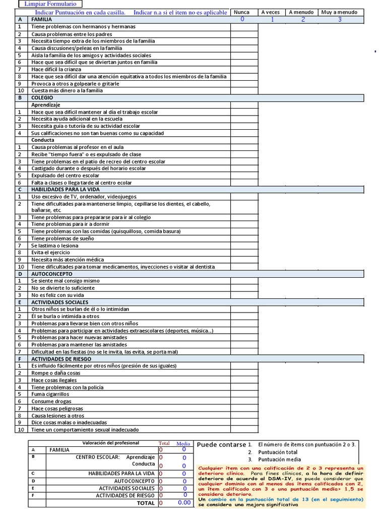 Escala de Clasificación Weiss | PDF | Salud y bienestar | Medicina