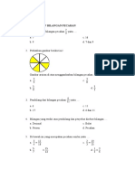 Tes Formatif Bilangan Pecahan