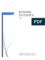 Business Statistics: Cia-Iii