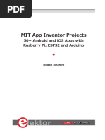 MIT App Inventor Projects: 50+ Android and iOS Apps With Rasberry Pi, ESP32 and Arduino