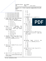 Soal PAT Matematika Wajib Kelas 10 Dan Kunci Jawaban