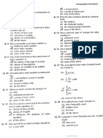 Index Number (MCQS)