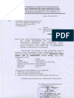 Surat Penugasan Bintek Kepala Lab Ipa SMP 21