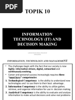 Topik 10-Information Technology (It) and Decision Making