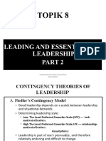 Topik 8-Leading and Essentials of Leadership