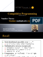 Competitive Programming: Modular Inverse
