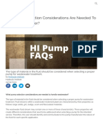 What Pump Selection Considerations Are Needed To Handle Wastewater - Pumps & Systems