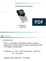 RFID Payment Terminal: Presented By: Rohit Kale