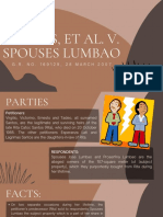 5 Santos, Et Al. v. Spouses Lumbao, G.R.