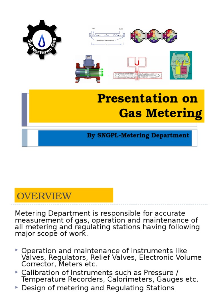 Gas Metering Overview by SNGPL | PDF | Hydrocarbon Exploration | Gases