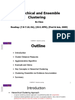 Hierarchical and Ensemble Clustering: Ke Chen Reading: (7.8-7.10, EA), (25.5, KPM), (Fred & Jain, 2005)