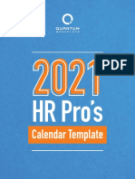 HR Pro's: Calendar Template