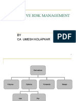 Derivative Risk Management: BY Ca Umesh Kolapkar