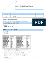 2021 Level L Chemistry Exam Related Materials T2 Wk5