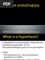 Grade 11 Hypothesis Testing Lesson Plan | PDF | Statistical ...