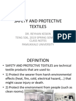 Safety and Protective Textiles Class Notes