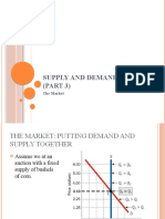 Supply and Demand Theory (PART 3) : The Market