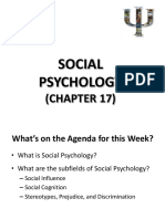 Week 13 (Social Psychology)