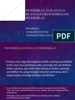 Sosiologi Pendidikan