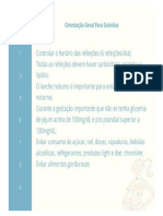 Orientação Nutricional Geral Para Gestante - Diabetes