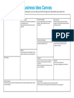 Business Idea Canvas