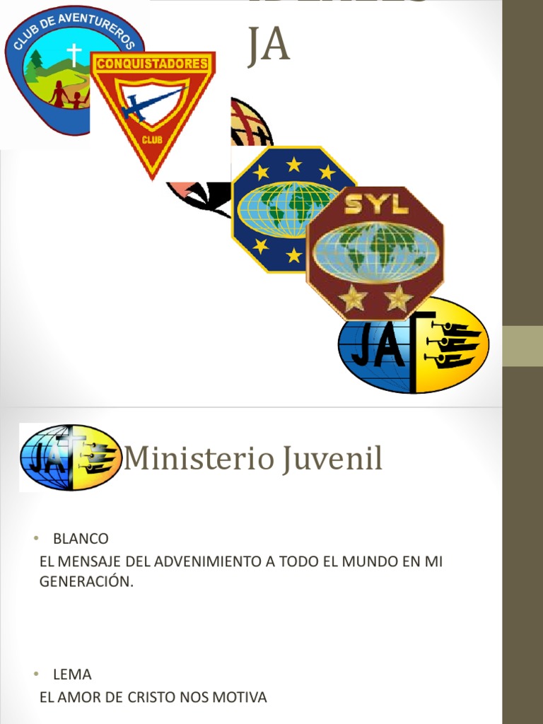 Ideales del Ministerio Juvenil Adventista | PDF | Cristo (título ...
