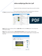 How To Combine Multiple JPG Files Into 1 PDF