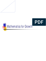 Mathematics For Growth Lect 3 20120