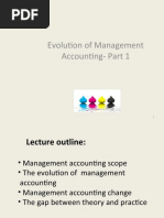 1.1 Evolution of Management Accounting - Part 1