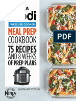 Ninja Foodi Pressure Cooker Meal Prep Cookbook - 75 Recipes and 8 Weeks of Prep Plans