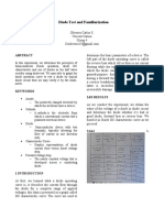 Diode Test and Familiarization: Table1 1