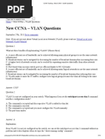 CCNA Training New CCNA - VLAN Questions