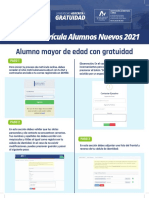 Folleto Manual Admisión Mayor de Edad Con Gratuidad