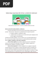 Referat-importanța stări de bine a copilului