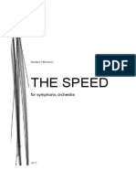 The Speed: For Symphonic Orchestra