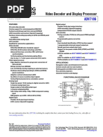 Video Decoder and Display Processor: Data Sheet