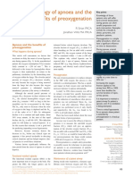 Physiology of Apnoea and The Benefits of Preoxygenation: R Sirian FRCA Jonathan Wills MA FRCA