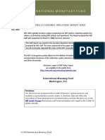 Measuring Economic Welfare: What and How?: International Monetary Fund Washington, D.C