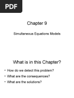 Simultaneous Equation Model