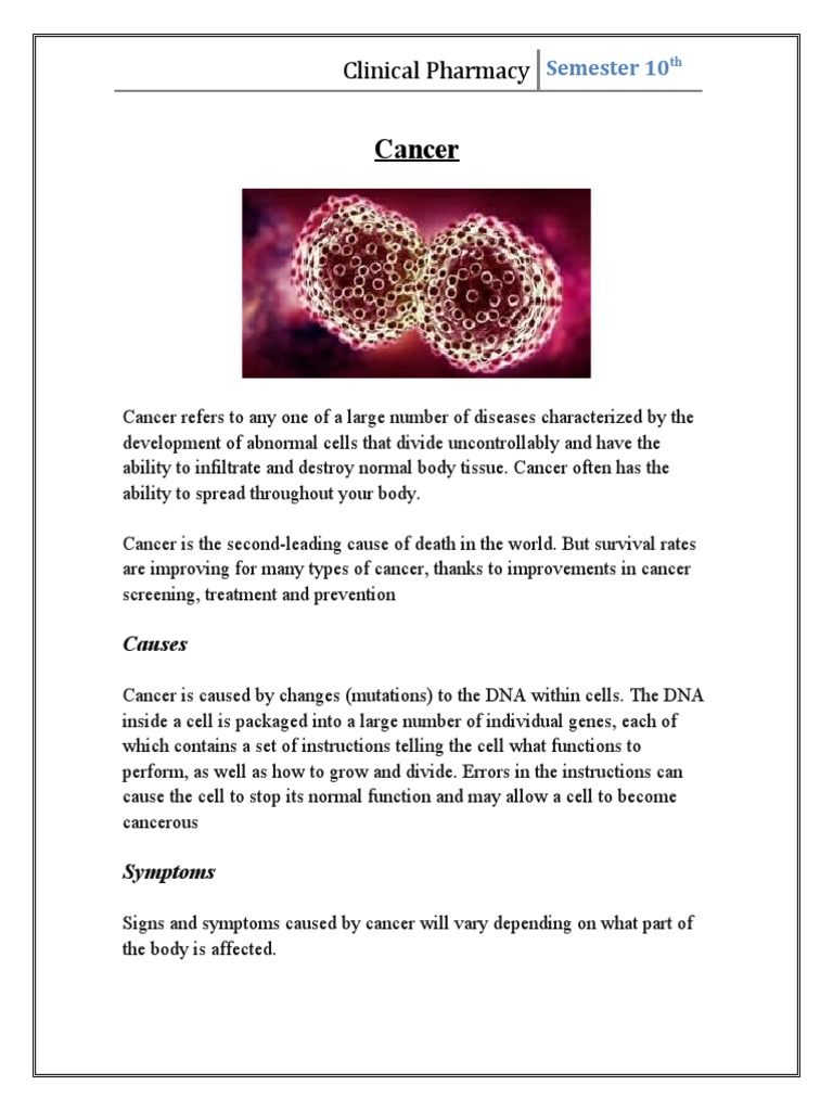 case study of cancer patient