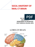 Radiological Anatomy of Normal CT Brain: Dr. Piyush Ojha DM Resident Department of Neurology Govt Medical College, Kota
