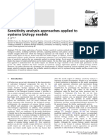 Sensitivity Analysis Approaches Applied To Systems Biology Models
