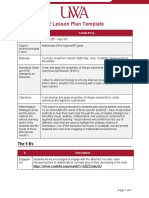 5E Lesson Plan Template: The 5 Es