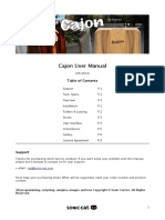 Cajon Manual EULA English